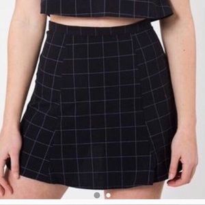 American apparel school skirt xs